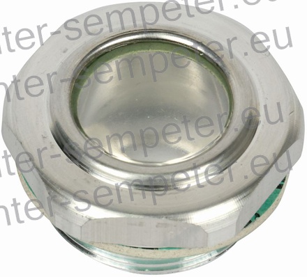 ČEP - STEKLO NIVOJA OLJA HIDRAVLIKE STEKLO KONTROLKE NIVOJA OLJA Navoj=M30x1.5 ALU