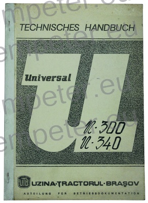 KATALOG TRAKTORJA PRIROČNIK ZA VZDRŽEVANJE TRAKTORJA UTB U300 - U340