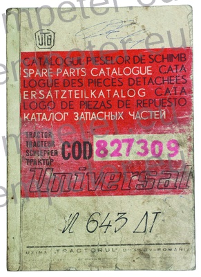 KATALOG TRAKTOR UTB U643DT (cod827309)