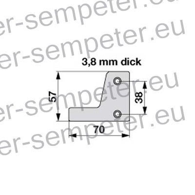 PLOŠČA ZGORNJA GREBENA KOSILNEGA BUSATIS ESM