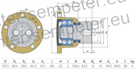 LEŽAJ KROGLIČNI FKL PL - 127