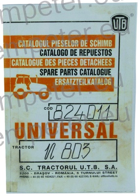 KATALOG TRAKTOR UTB 803 (cod824011)