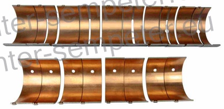 LEŽAJI OJNIČNI + GLAVNI MOTORJA R2 grt FIAT