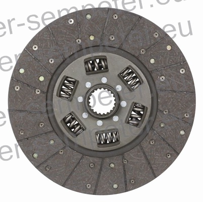 LAMELA SKLOPKE POGONA fi=280 z=20/36x40 DEUTZ Agrocompact (3.30F/V, 3.50F/S/V, 3.70F/V, 3.90F/S) Agroxtra (3.57, 4.07) (D4507/C, D4807/C, D5006U, D5206U, D5207/C, D5506U, D6007, D6007C, D6206U, D6207, D6207C, D6507, D6507C, D6907, D6907C)