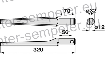 KLIN VRTAVKASTE BRANE PEGORARO E 39