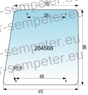 STEKLO KABINE BOČNO LEVO ali DESNO (brez gretja) UTB ORAŠJE NNT