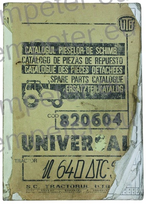 KATALOG TRAKTOR (INVERZOR) UTB U640DTC (cod820604)