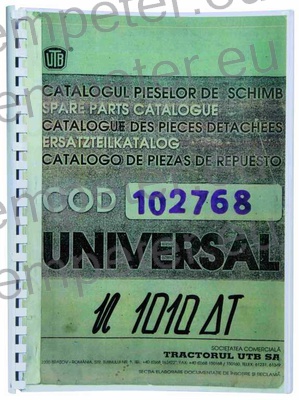 KATALOG TRAKTOR UTB U1010DT (cod102768)