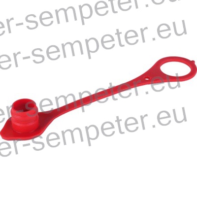 ČEP SPOJKE BG2 HIDRAVLIKE MOŠKI manjši RDEČ DN10