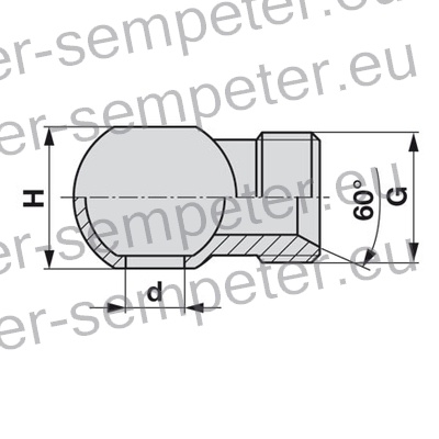 PRIKLJUČEK OČESNI A1/4" B1/4"
