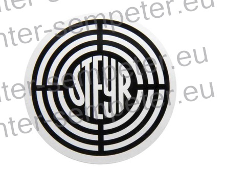 NALEPKA OKROGEL ZNAK DM76 "STEYR"