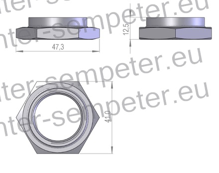 MATICA (DISK KOSILNICA) M30x5Leva SIP DISK 220 S A