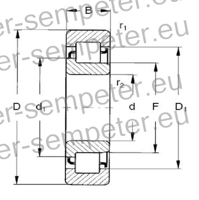 LEŽAJ VALJČNI NJ2208ET BQ
