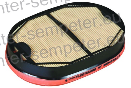 FILTER ZRAKA mali - ovalen FLEETGUARD CATERPILLAR 420E - 422E - 424D - 428D - 428E - 432D - 434E - 442D - 442E - 444E MASSEY FEGUSON 4455 AEBI VT450 - TP420 - TP460 REFORM Multi T7S - T8S - T9 - T9S - T10X Mounty 100V VALTRA A72 - A83 GOLDONI Quasar 90