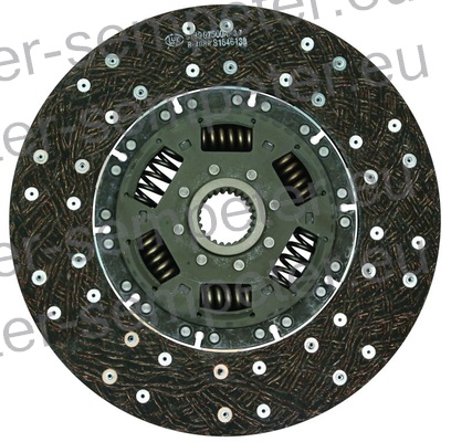 LAMELA SKLOPKE POGONA fi=310 z=24x36x40 LUK DEUTZ (Agrocompact F70 - F75 - F80 - F90 - F100)(Agrolux 70 - F70 - F80)(Agroplus 70 - 80 - F75 - F90 - F100) HURLIMANN H468 - H476 - H478 - H486T - H488T - XA657 - XA658 - XF75 - XF90 - XF100 - XN708 - XN709 - XS90 - XS100 LAMBORGHINI 674 - 70N