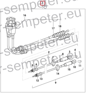 DISTRIBUTER HIDRAVLIKE kpl SAME - SLH