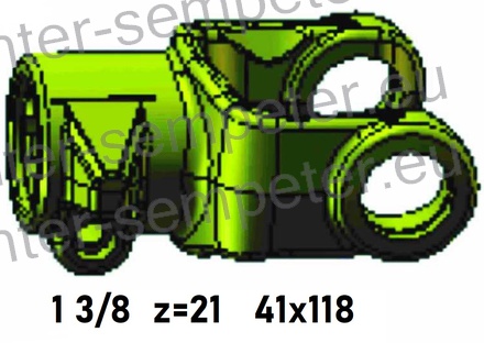 PRIKLJUČEK KARDANA ZUNANJI T8 1 3/8" z=21