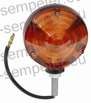 SVETILKA SMEROKAZA SPREDNJA BOČNA SMERNA OKROGLA ORANŽNA - RUMENA fi=105mm