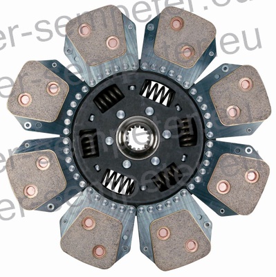 LAMELA SKLOPKE POGONA fi=355 z=16/27x30 LUK RENAULT 145 - 14, 145 - 54, 155 - 54, Temis 650 LUK