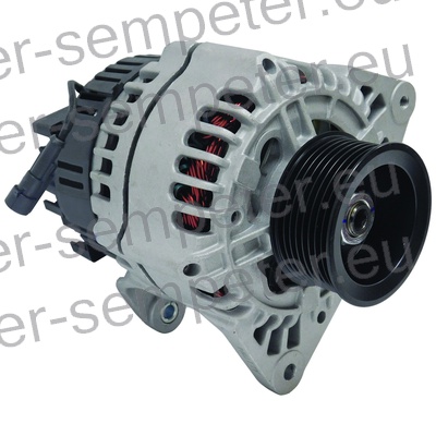 ALTERNATOR MOTORJA 14V 120A CASE MXM 120 - 130 - 140 - 155 - 175 - 190 NEW HOLLAND TM120 - TM130 - TM140 - TM155 - TM175 - TM190 tip ISKRA