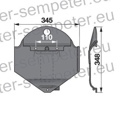 PLOŠČA DRSNA DESNA VICON