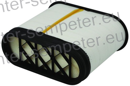 FILTER ZRAKA veliki - ovalen FLEETGUARD H=284mm JD - JOHN DEERE 6130 - 6230 - 6330 - 6430 - 6520 - 6520SE - 6530 - 6620 - 6620SE - 6630 - 6820 - 6830 - 6920 - 6930 - 7220 - 7320 - 7420 - 7430 - 7520 - 7530