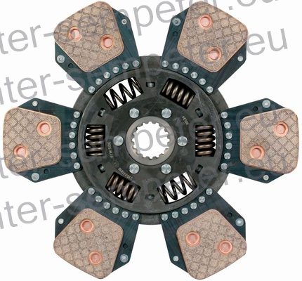 LAMELA SKLOPKE POGONA fi=350 z=16/40x45 LUK CASE Maxxum 115 - 125 NH - NEW HOLLAND T6030 - T6050 - TS115A