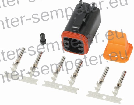 KONEKTOR 6 POLNI MOŠKI DT DEUTSCH 6pin KPL