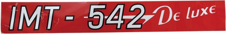 NALEPKA ST "IMT - 542 De luxe"(rdeča)