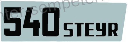 NALEPKA desna kos STEYR "540 STEYR"
