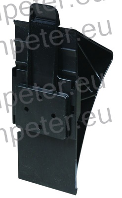 ZAGOZDA KOLESA PVC (črna) do 1600kg kpl z nosilcem dimenzije: 225x90x95mm, dolžina:225mm, širina:90mm, višina:95mm teža:0,30kg STANDARD DIN76051