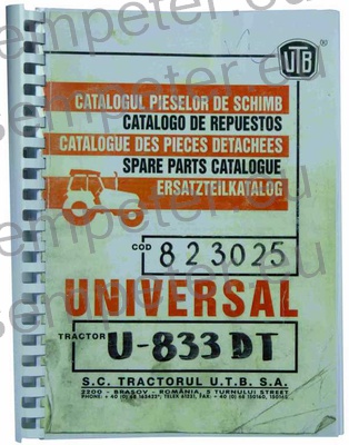 KATALOG TRAKTOR UTB U833DT (cod823025)