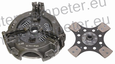 KOŠ (brez ležajev) SKLOPKE fi=280 z=12/34x40 kpl LUK JD - JOHN DEERE 5415 - 5515F - 5515HC - 5515V - 5615F - 5615V CLAAS Nectis 247F - 257VL - 267F - 267VL