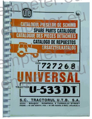 KATALOG TRAKTOR UTB U533DT (cod727268)