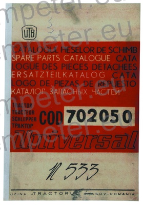 KATALOG TRAKTOR UTB U533 (cod702050)