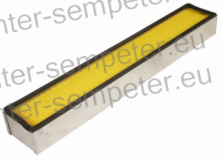 FILTER ZRAKA kabine dim: 590x100x60mm ANTONIO CARRARO CASE KUBOTA RENAULT AGRI SAME FRUTTETO KABINE BRIEDA