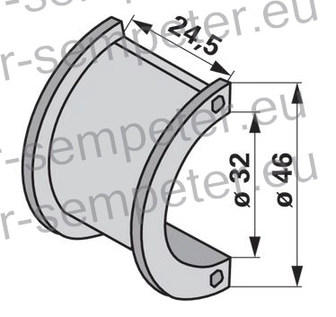 CEVNA POL - PUŠA (polovička) DEUTZ - FAHR