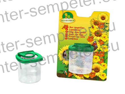 IGRAČA DOZA S POVEČEVALOM ZA OPAZOVANJE METULJEV