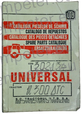 KATALOG TRAKTOR UTB U300DTC (cod302134)