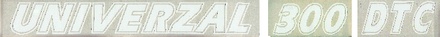 NALEPKA "UNIVERZAL 300 DTC" UTB
