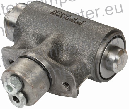 CILINDER ZAVORNI KOLESNI levi (velika - velika luknja) MF MF - MASSEY FERGUSON seria 4200 in 4300, 4215, 4220, 4225, 4235, 4240, 4245, 4255, 4260, 4265, 4270, 4315, 4325, 4335, 4345, 4355, 4370 LANDINI 395, 398