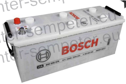 AKUMULATOR BOSCH brez roba 140 Ah 12V 760Ah