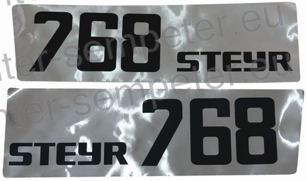 NALEPKA STEYR set - grt"768 STEYR" STEYR