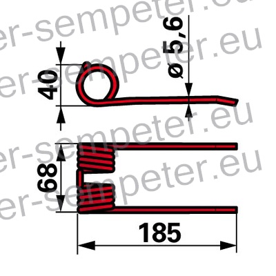 PRST VZMETNI DEUTZ FAHR