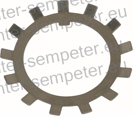 PODLOŽKA VAROVALNA METICE KOLESNE L - 235 SAME - SLH