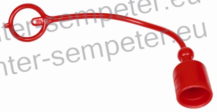 ČEP SPOJKE HIDRAVLIKE MOŠKE RDEČ NOVI TIP