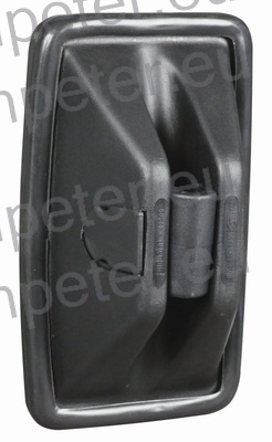 OGLEDALO BRIEDA BREZ NOSILCA 235x140mm radij:1350mm SAME - SLH kabina BRIEDA