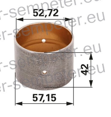 PUŠA MOSTA SPREDNJEGA MALA (53x57x42) FIAT 46DT - 56DT - 66DT - 90DT