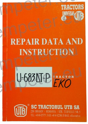 KATALOG TRAKTORJA PRIROČNIK ZA VZDRŽEVANJE TRAKTORJA UTB U - 683DT - P EKO