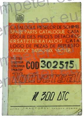KATALOG TRAKTOR UTB U300DTC (cod302515)
